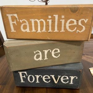 Families are Forever sign